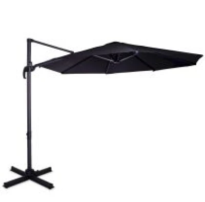 Parasol Bardolino 300cm - Cantilever parasol | Anthracite/Black