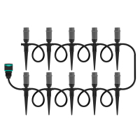 Irrigation System – 3 sprinkler modes: drip, spray & mist | Incl. 15m hose
